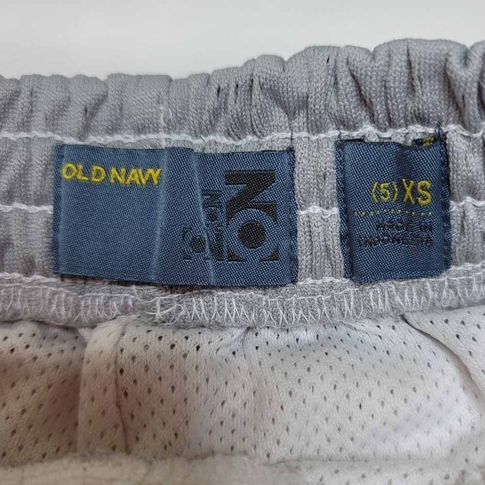 Old Navy White & Orange Basketball Shorts Boys Size 5 XS - Picture 5 of 13